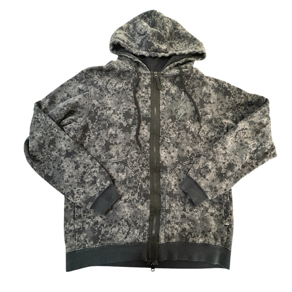 Nike Lebron James Mens Hoodie Gray Full Zip Sz. S